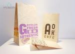 Carrying Takeaway Foods Greaseproof Wrapping Paper Grab Flat Bottom
