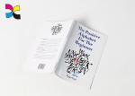 Simple Design Paperback Book Printing Sewing Binding High Class Portable Novel