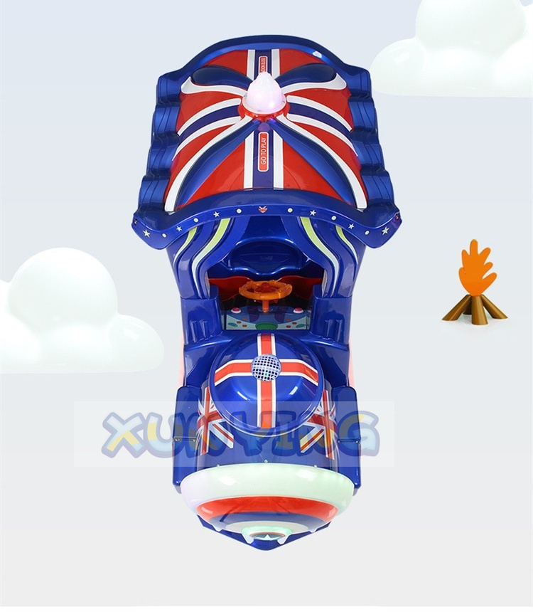 Coin Operated Kiddie Train Ride Arcade Machine For Amusement Park 110V 220V 230V