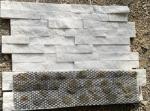 Natural Snow White Marble Stone Veneer Ledge Stone 60x15 40x15 Z Shape
