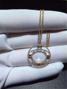 Quality diamonds necklace of 18kt gold with yellow gold or white gold or pink gold wholesale