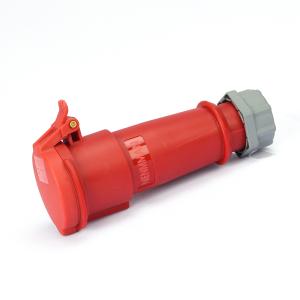 Quality Waterproof Nylon PA6 4P 32A 6H Industrial Power Socket wholesale