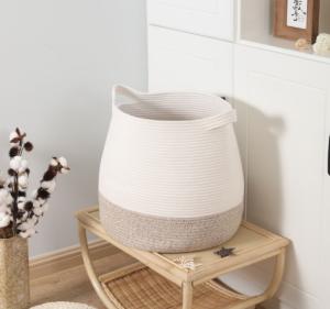 Quality Decorative Custom Woven Cotton Rope Laundry Toys Candy Storage Fabric Container Wholesale Spa Gift Baskets Organizer wholesale