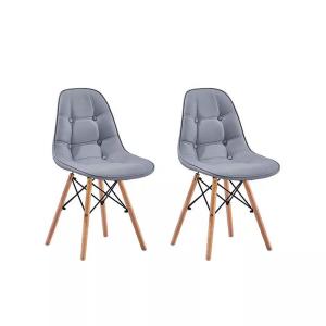 Quality PU Cushion Grey Eiffel Dining Chair wholesale
