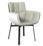 Modern latest fiberglass Leisure Bar Husk Dining Chair office Arm Chair