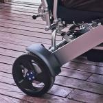 Disabled ISO13485 36km Multifunction Foldable Electric Wheelchair