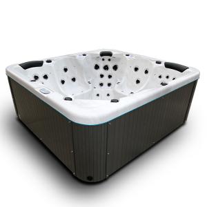 Quality Lux Large Size Spa Hot Tub 124 Massage Jets Outdoor Whirlpool Bathtub wholesale