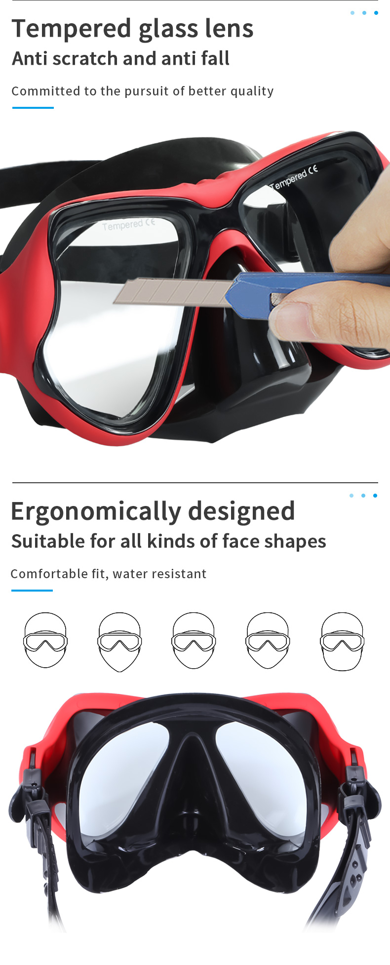 Parent Children Outfit Snorkeling Goggles Mask Prescription Dive Mask