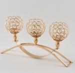 Decorative Corrosion Resistant H350mm Metal Candle Holders