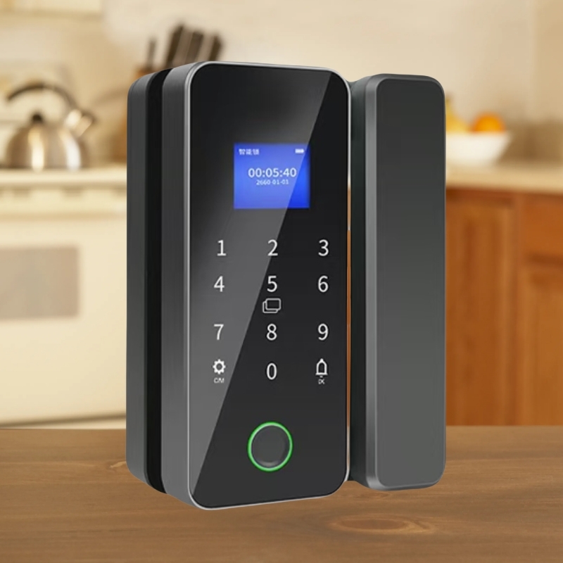 Waterproof Digital Electronic Smart Sliding Glass Door Lock Digital Sided