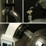 Lab Rotary Vacuum Distiller , Industrial Rotary Evaporator Chemical Resistant