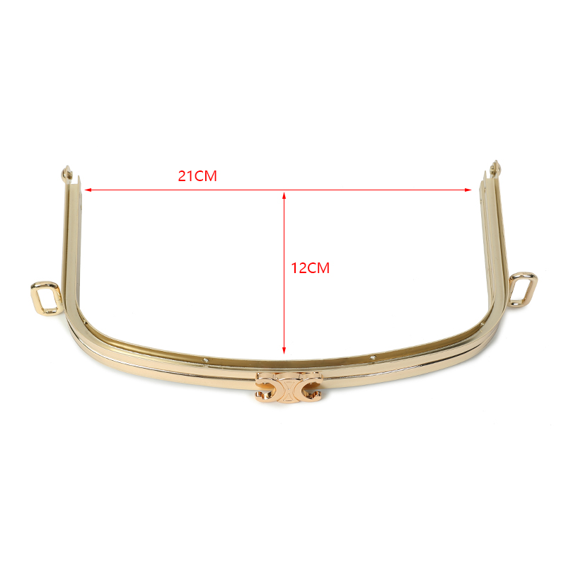 21×12cm Clutch Frame Hardware Kiss Clasp Lock