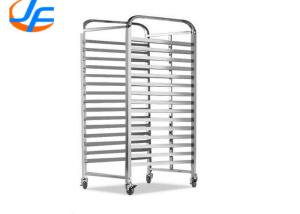 Quality RK Bakeware China Foodservice NSF 800 600 Stainless Steel Commercial Baking Tray Oven Rack Bakery Trolley wholesale