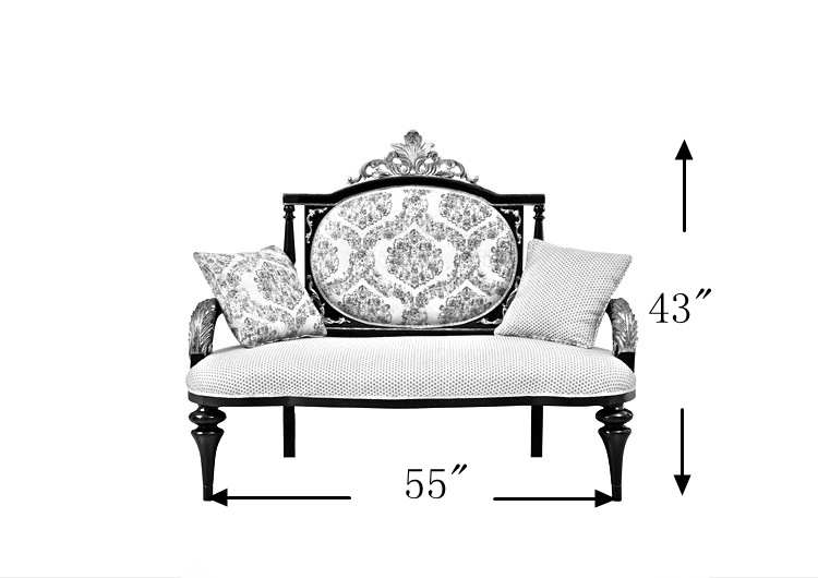 Vintage furniture online classic italian chaise lounge TI-009