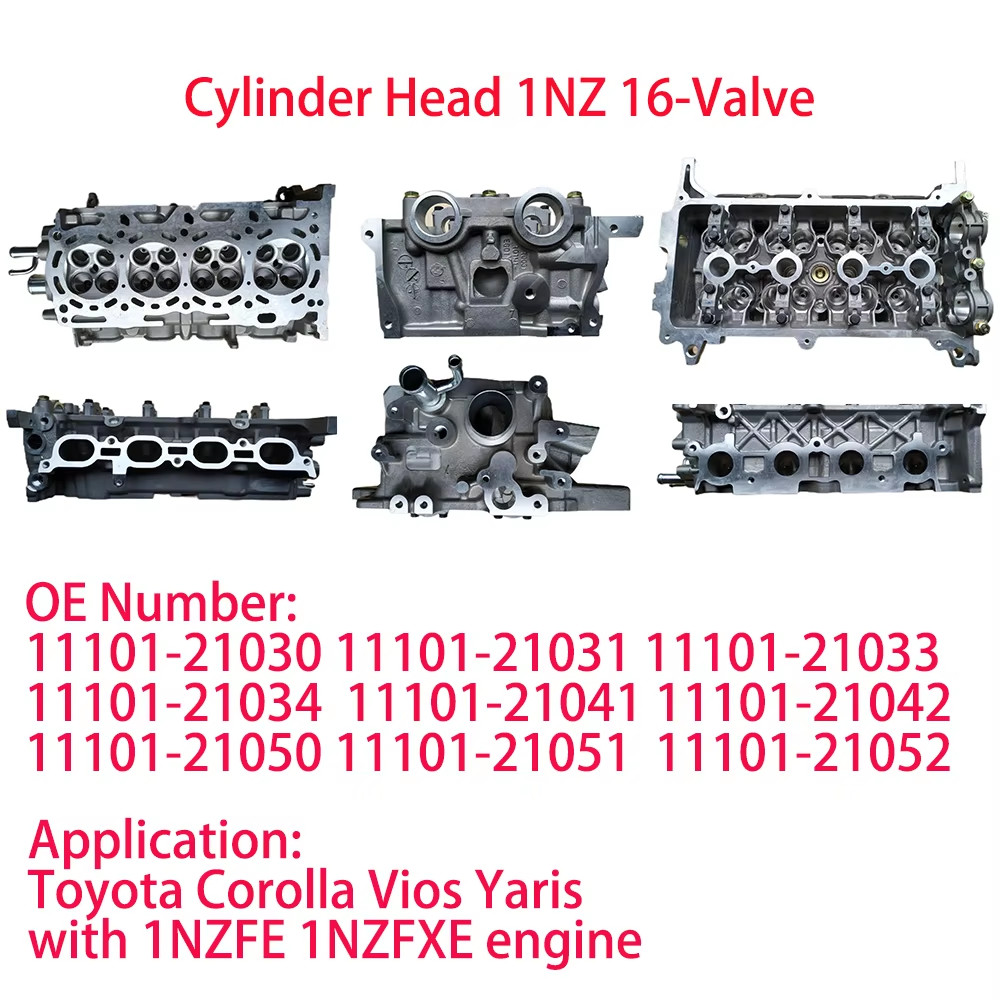 Toyota 1NZ 2NZ 1ZZ 2ZZ Cylinder Heads For Corolla Vios Yaris Matrix Voltz RAV4 Toyota Corolla Diesel 2c & 2CT Cylinder Head
