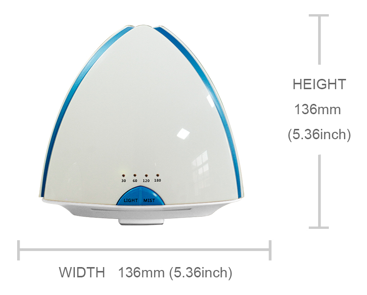Auto Shut Off 140mL Ultrasonic Cool Mist Humidifier