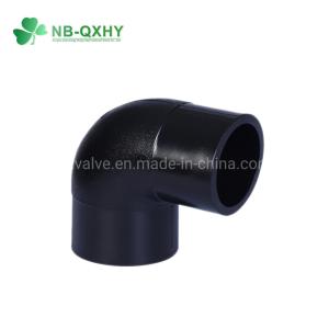 China 100% Material HDPE 90deg Elbow Socket Pipe Fitting for Water Oil Gas 20mm to 355mm on sale