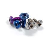 DIN Standard Titanium Precision Parts Gold Torx Bicycle Titanium Bolt