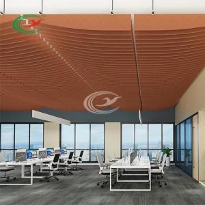 Quality Nontoxic Odorless Soundproof Ceiling Board , Moistureproof Fabric Ceiling Panels wholesale