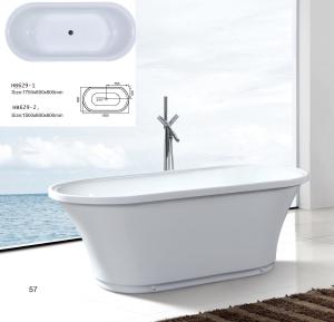 Quality Bathtubs, freestanding Bathtub without faucet , hand shower HB629 wholesale