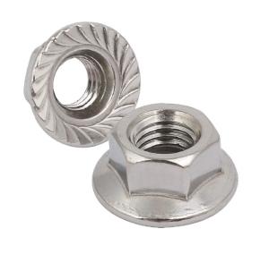 Quality Cold Forging 304 316 DIN6923 M5 To M20 Stainless Steel Nut wholesale