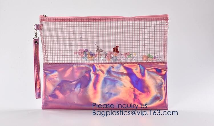 China Supplier EVA pouch customized Cosmetic Makeup Bag toiletry bag,Vinyl Waterproof makeup pouch Portable EVA Women Co