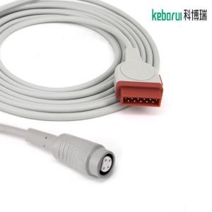 Quality 320CM GE Marquette Monitor IBP Cable To Mindray Transducer wholesale