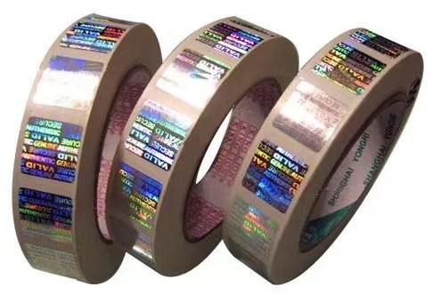 Void Packaging Hologram Security Label Tamper Evident Hologram Sticker Logo