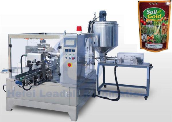 10ml - 1000ml Premade Bag Filling Machine For Emulsifiable Pesticide / Liquid