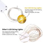 Waterproof 20 Led 7ft Battery Powered Fairy Lights For Bedroom Wall