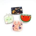 4 Color Anime Phone Popsocket Holder With Collapsible Air Bag