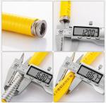 DN13 Water Heater Gas Hose , Corrugated Gas Hob Flexible Hose