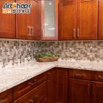 Spacious Kitchen Cabinets Set with American Style Wooden Design and MDF Door