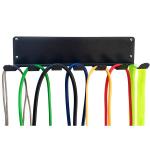 Wall Mounted Gym Organizer for Fitness Bands/Foam Rollers Jump Rope Rack Behind
