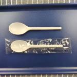Disposable Primary Color Cornstarch Spoon Light Convenient To Carry The Knife