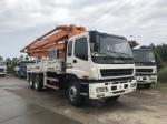 Swing Leg Zoomlion Isuzu Truck Mounted Concrete Pump Truck 265kw 120m3/H 37m