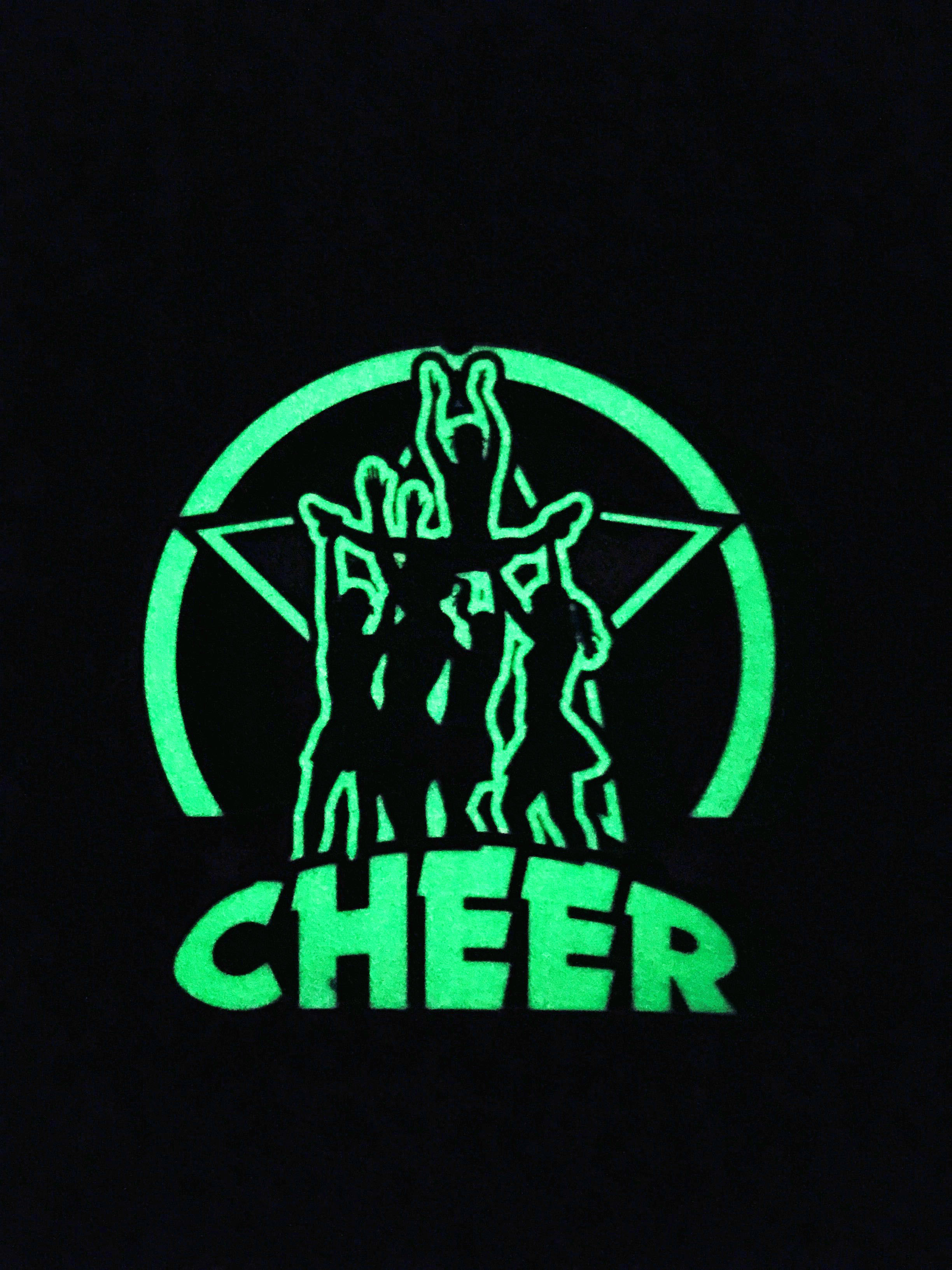 Glow In The Dark Custom Softball Cheer Dance Medals , Softball Award Medals With Loop