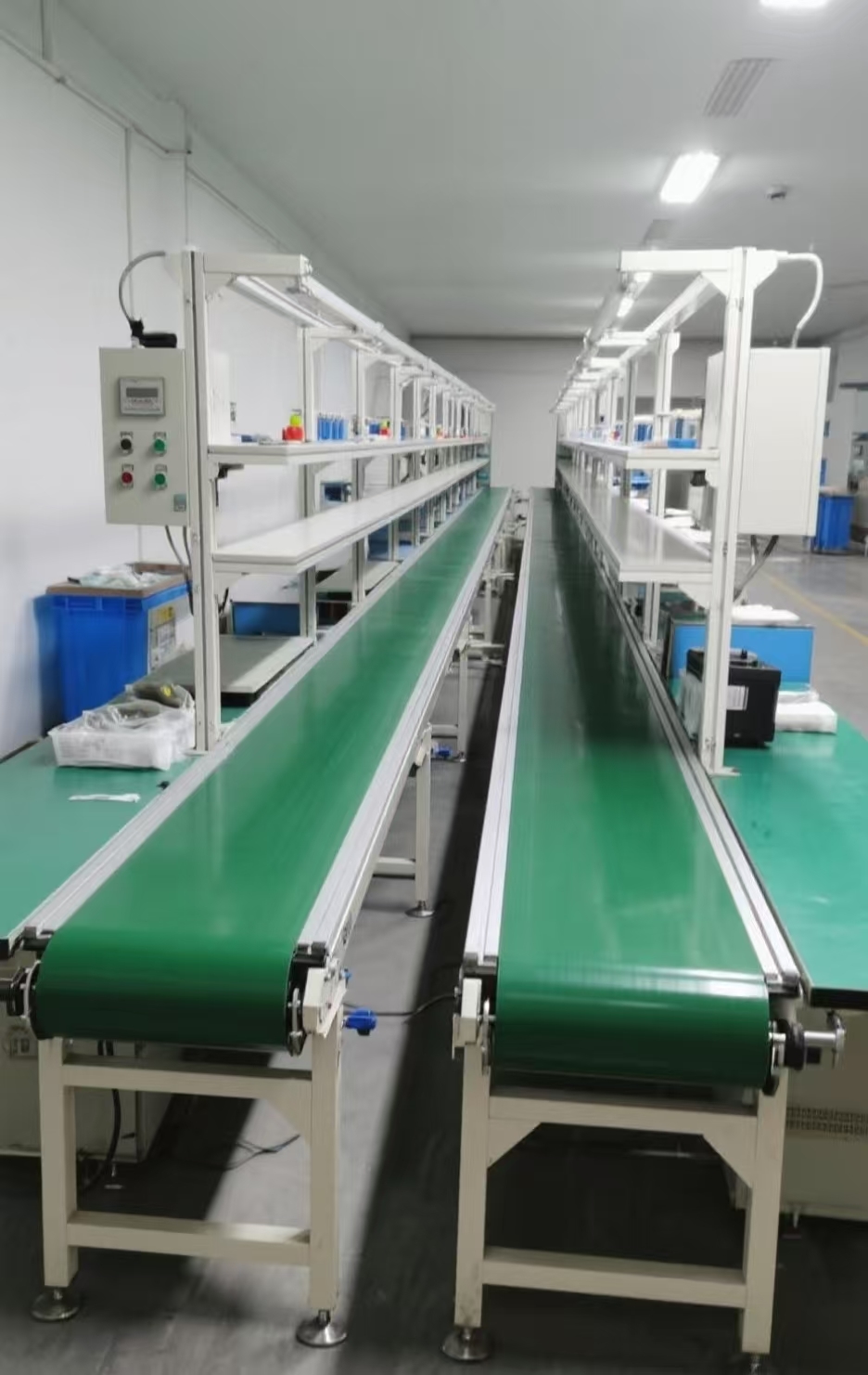 Bilateral workbench belt assembly line /Belt conveyor line /Assembly Line Belt Conveyor