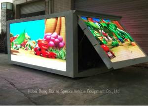 Quality Outdoor LED Billboard Truck , LED Video Display Truck With Left / Right / 3 Sided wholesale