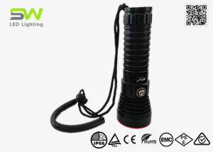 Quality Underwater 80M 1500 High Lumens Scuba Diving Flashlight SOS Strobe Flashing wholesale