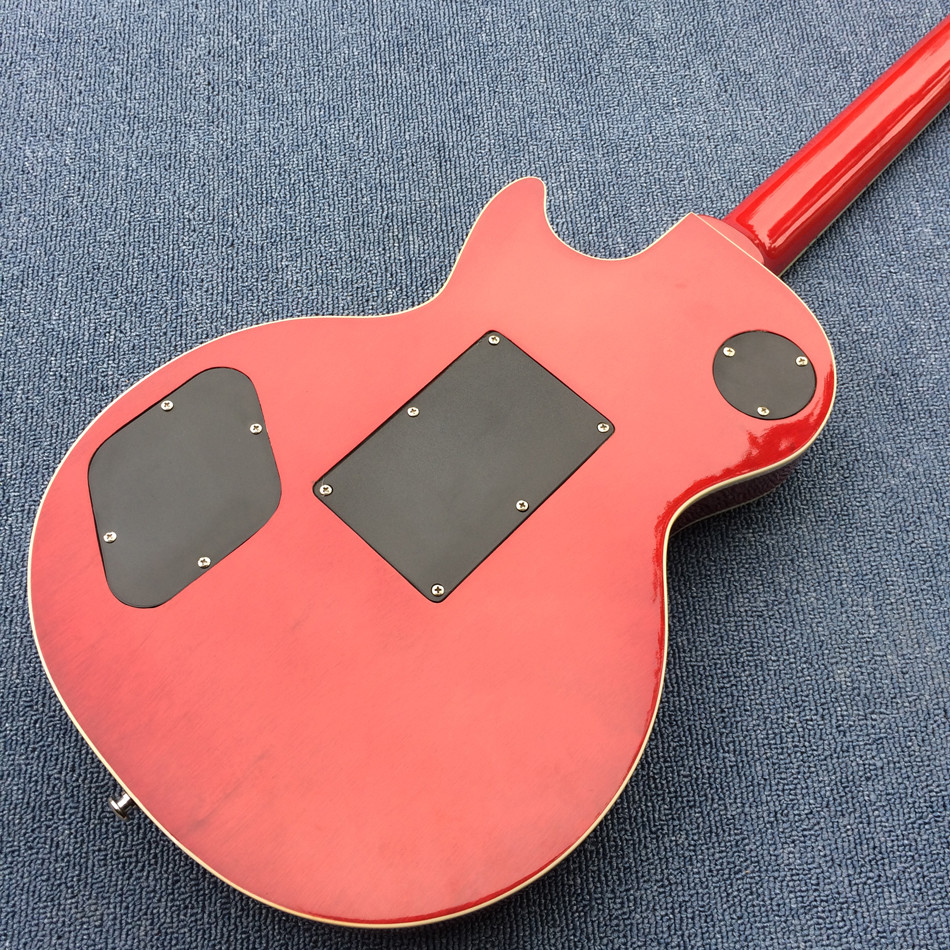 New arrival Custom LP electric guitar with 3 pickups ,Rosewood Fingerboar & Cherry Sunburst color guitar, Free shipping