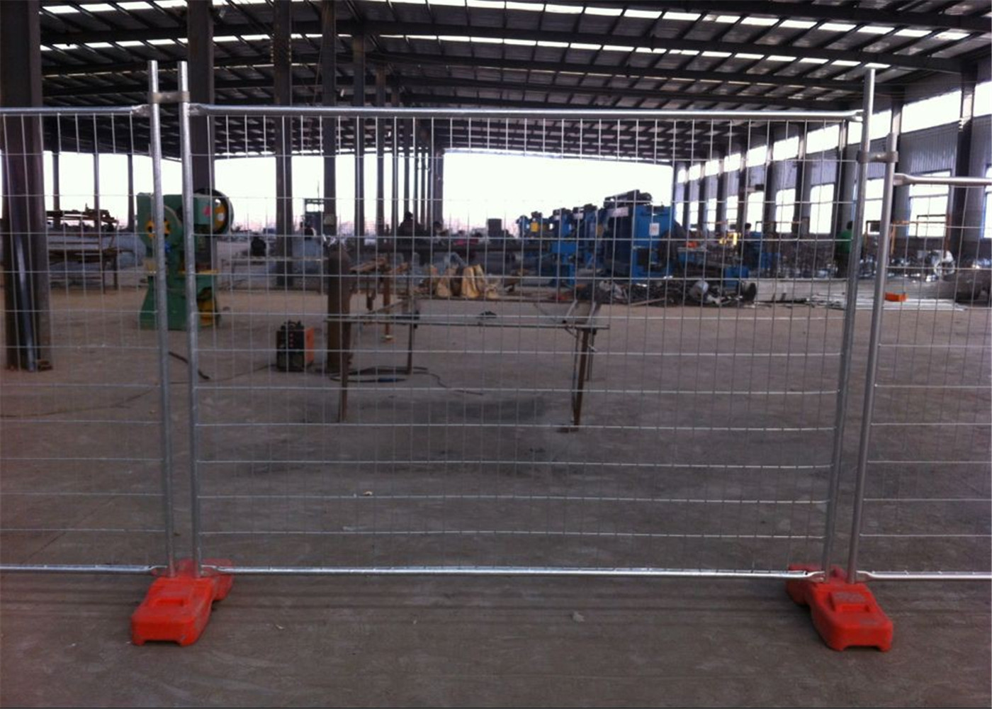 Portable Event Fencing Temporary Site Fence Panels Construction Industrial Style