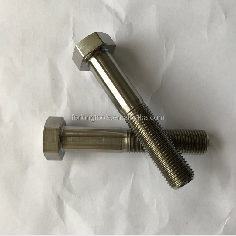 ISO Standard 1/2-20*2.75 Inch Titanium Hex Head Bolt for Sprint Car in Imperial Measurement System Natural Colour