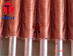 Longitudinal Heat Exchanger Coil Aluminium Copper Fin Tube Extruded Embedded