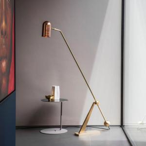 Quality Modern Metal Brass Floor Lamp Living Room Bedroom Beside Stasis Floor Lamp(WH-MFL-182) wholesale