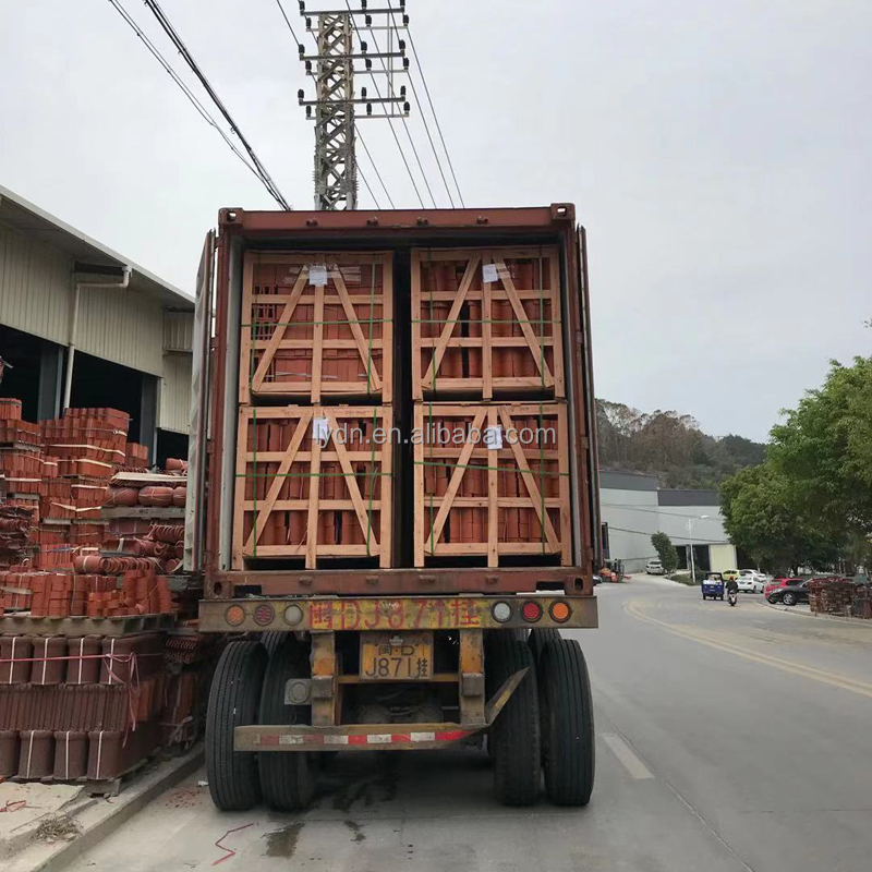 800 Centigrade Heat Insulation Hollow Perforated Clay Bricks for Garden Wall Decorative Construction