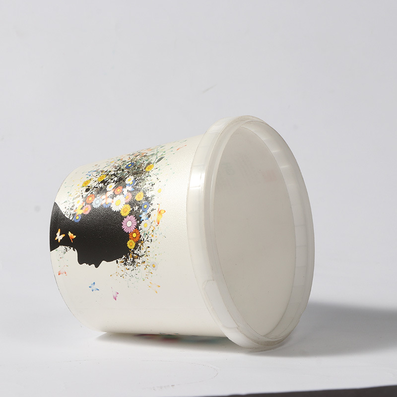 PP Material Disposable Yogurt Cup Injection Molding for Custom Printed Ice Cream Cup