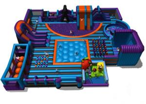 Quality Funny Inflatable Amusement Park Interactive Sports Games Anti - Ruptured wholesale