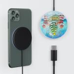 Custom Logo Portable Sublimation Magnetic Wireless Phone Charger For Sublimation