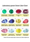 Oval Brilliant Cut 6*8mm Certified Lab Grown Loose Color Moissanite For Woman